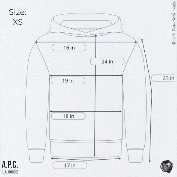 A.P.C. L.A. HOODIE IN BLACK & GOLD 2017 CAPSULE LOS ANGELES WOMEN SIZE SMALL NEW - Picture 12 of 14